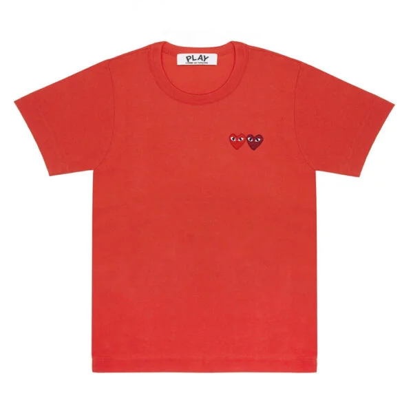 CDG Double Heart Shirt – Comme des Garçons Play Tee