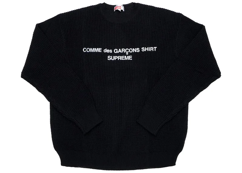 Comme des Garcons Black Knit Sweater Comme des Garcons Black Knit Sweater